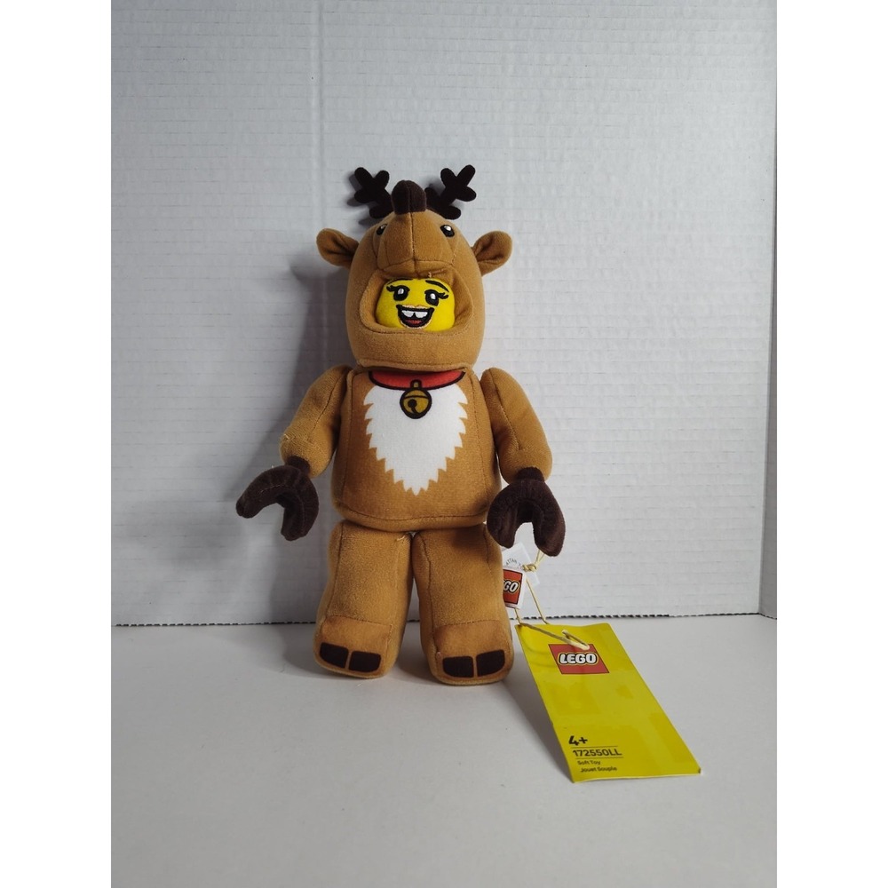 Lego Manhattan Toy Plush Christmas Reindeer Suit Girl‎ 9" RARE NWT